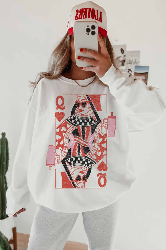 Queen of Hearts Sweatshirt